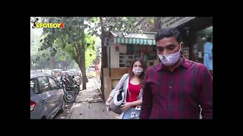 Anjini Dhawan spotted at kromakay Salon & Nupur Sanon at a pet clinic | SpotboyE