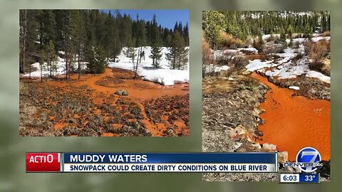 Blue River discoloration dissipates, officials say orange color was never health hazard