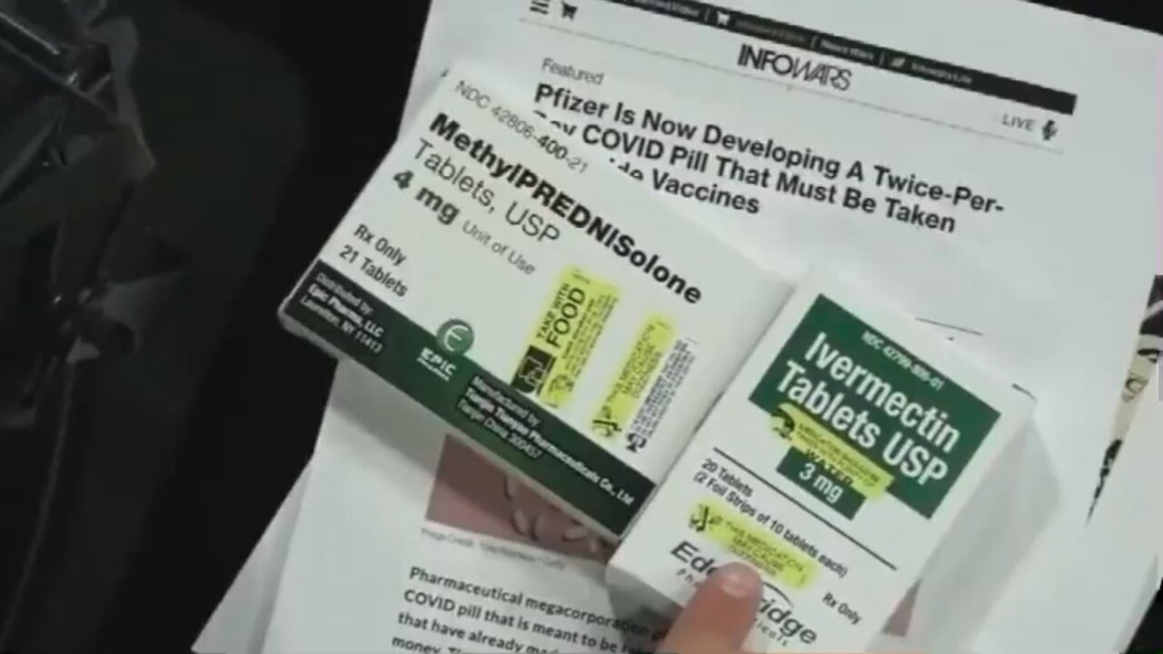 Alex Jones reveals that he and his family have been taking ivermectin