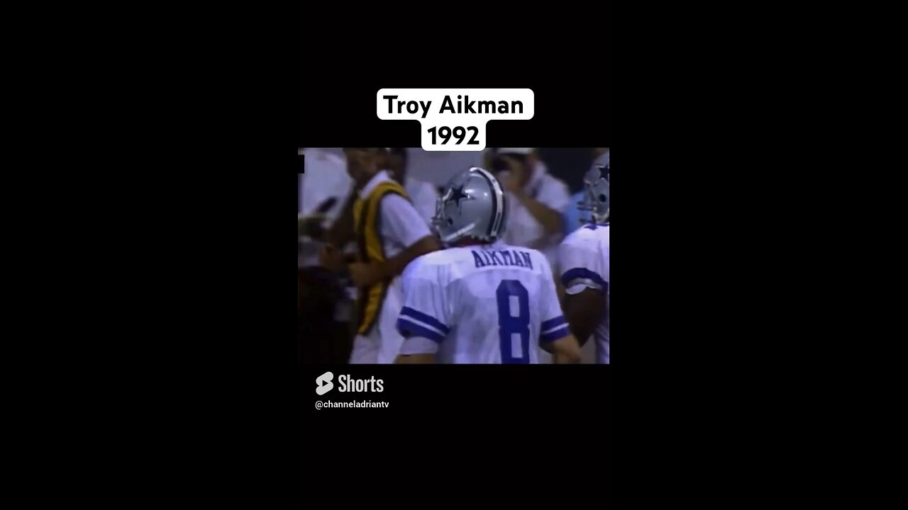 Troy Aikman 1992 #shorts #footballshorts #football #dallascowboys #nfl #dallas #sportsnews