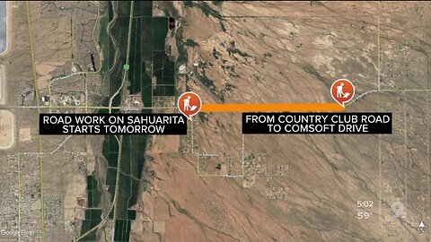 Road repairs coming to stretch of Sahuarita Road