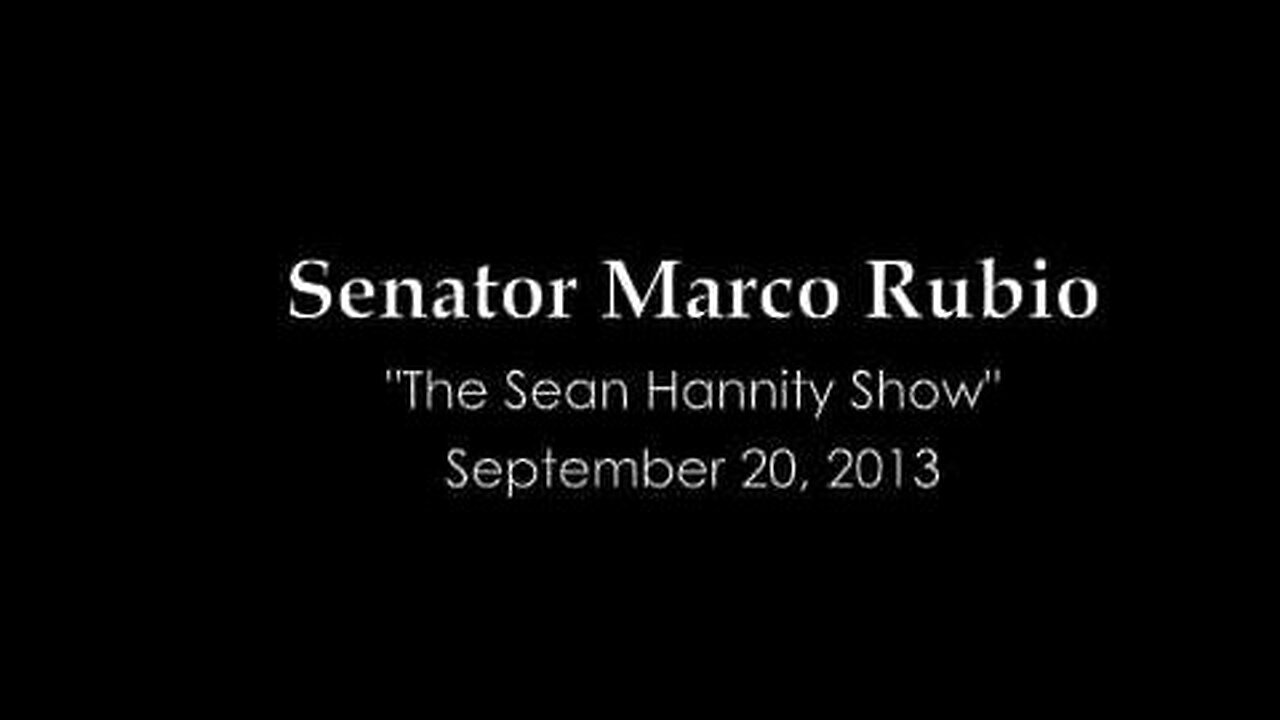 Rubio: Democrats Ignoring ObamaCare's Damage To Real People