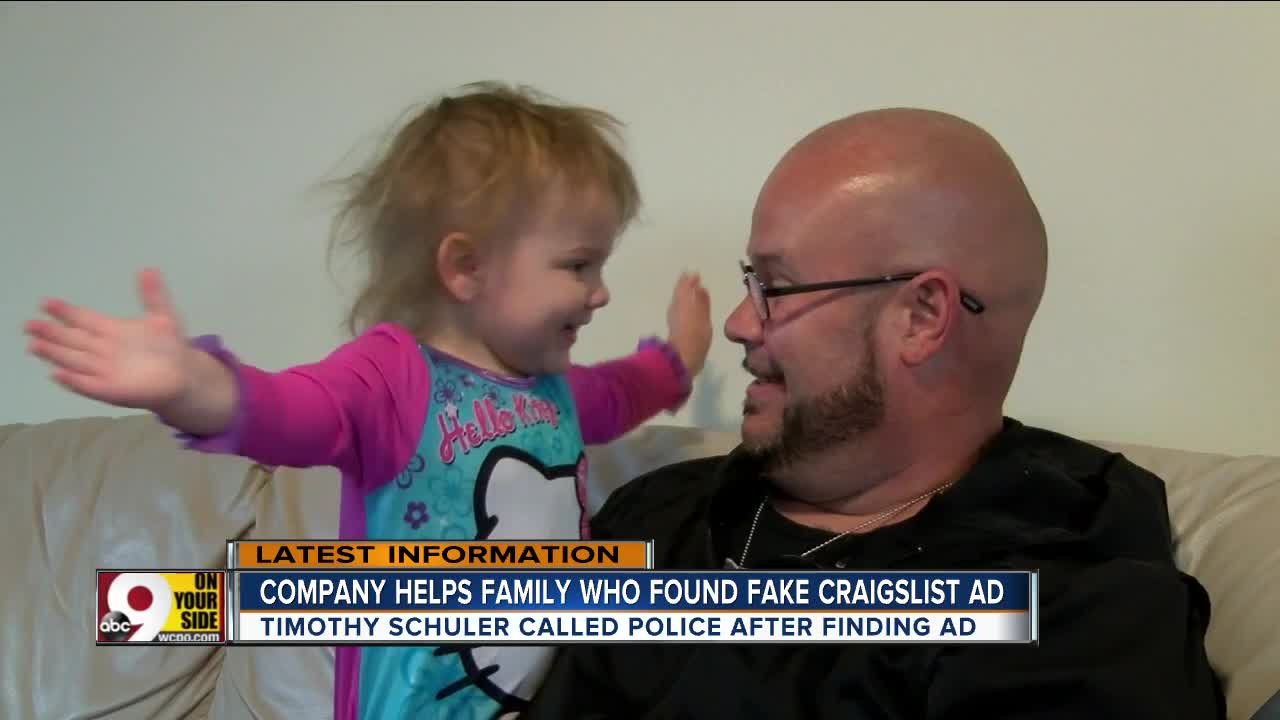 Dad gets reward for sounding alarm on fake Craigslist ad