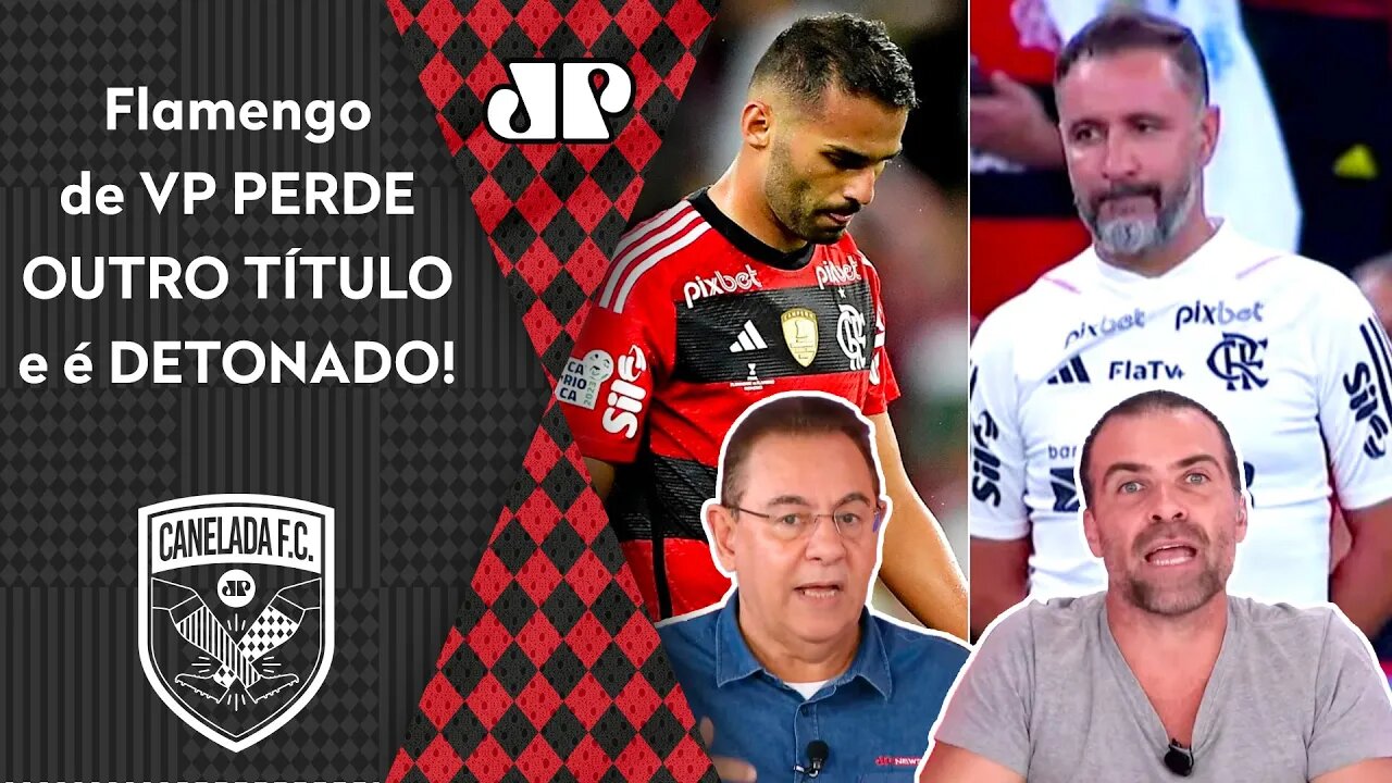 "É UMA PIADA! O Vítor Pereira é UM INCOMPETENTE, e o Flamengo..." VICE pro Fluminense é DETONADO!