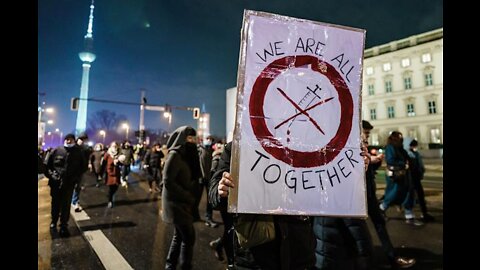Aumentan los manifestantes contra las medidas anticovid en Alemania