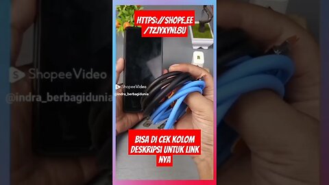 kable charger fast charging https://shope.ee/7zjyxYNL8u #shoope #shortvideo #youtubeshorts