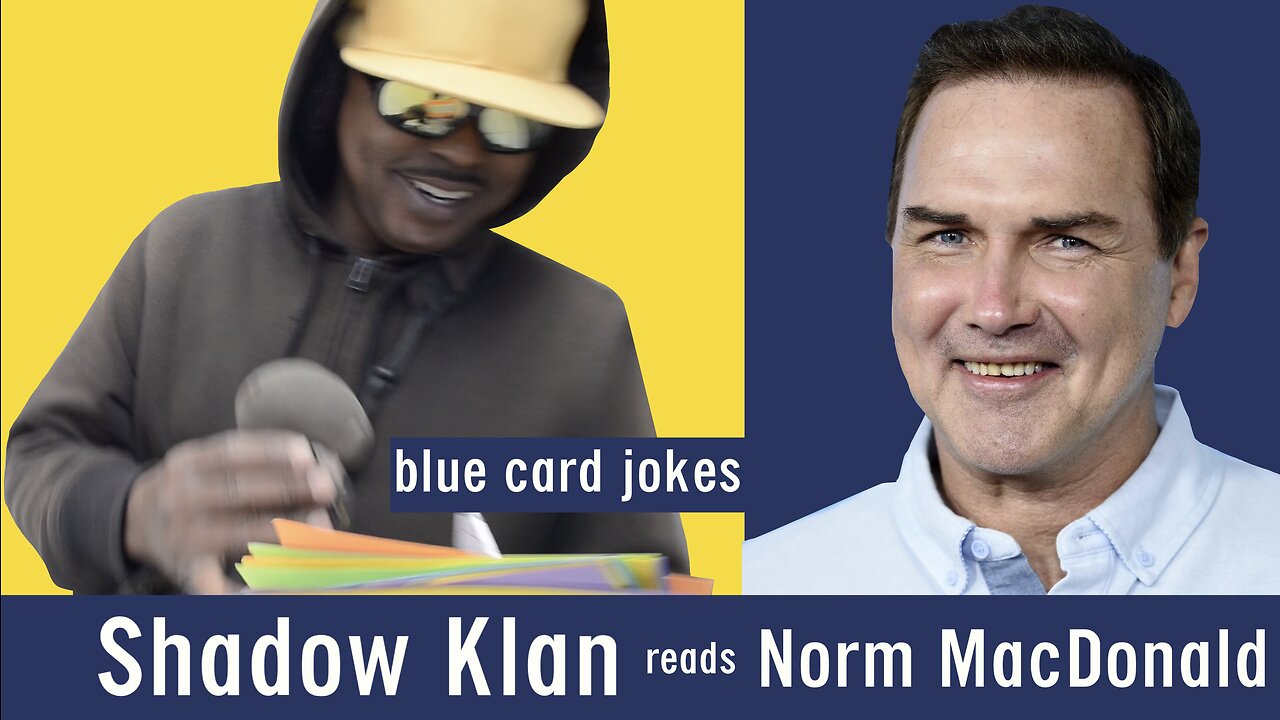 Shadow Klan reads Norm MacDonald 🤣 blue card jokes in Detroit