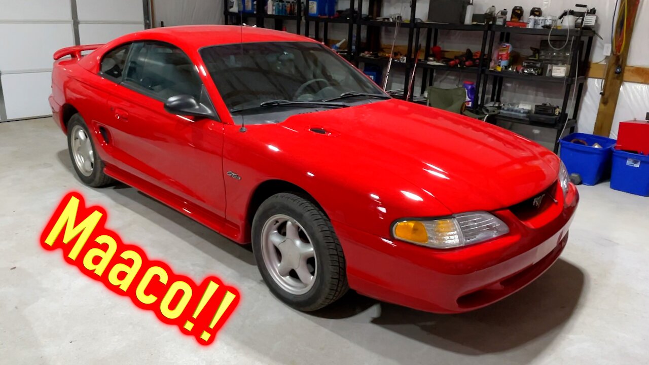 $400 IAA 1997 Mustang GT Gets FIRE Maaco Paint Job Cheap!!