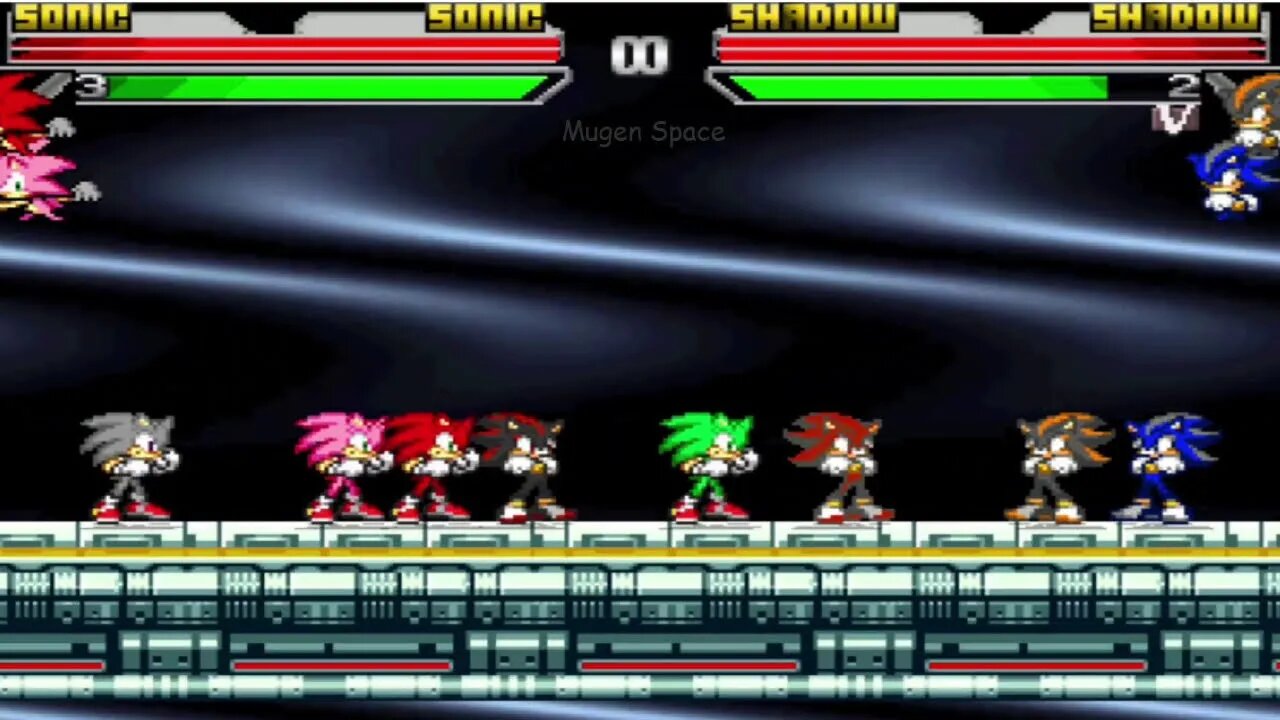 4x4 I 4 Sonic VS 4 Shadow I Sonic The Fighters 2 Expansion