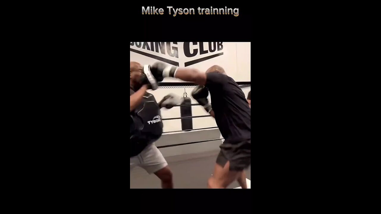 Mike Tyson training vs fighting 2024