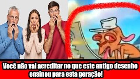 Você não vai acreditar no que este antigo desenho ensinou para esta geração!