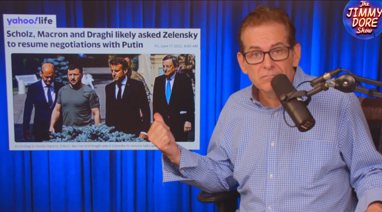 The Jimmy Dore Show: European politician drops truth bombs about Ukraine war