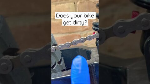 Does your bike get dirty?