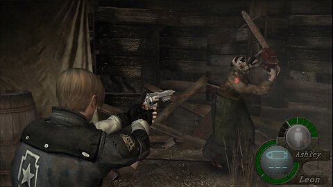 RESIDENT EVIL 4 HANDCANNON CHAINSAW SISTERS Boss Fight