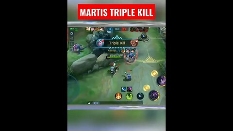 MARTIS TRIPLE KILL #mlbb #mobilelegend #mobilelegendsgame #ml #tokogame #omletarcade #codashop