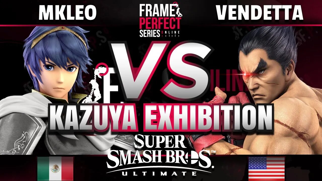 MkLeo (Buffed Marth) vs Vendetta (Kazuya) - Frame Perfect Series