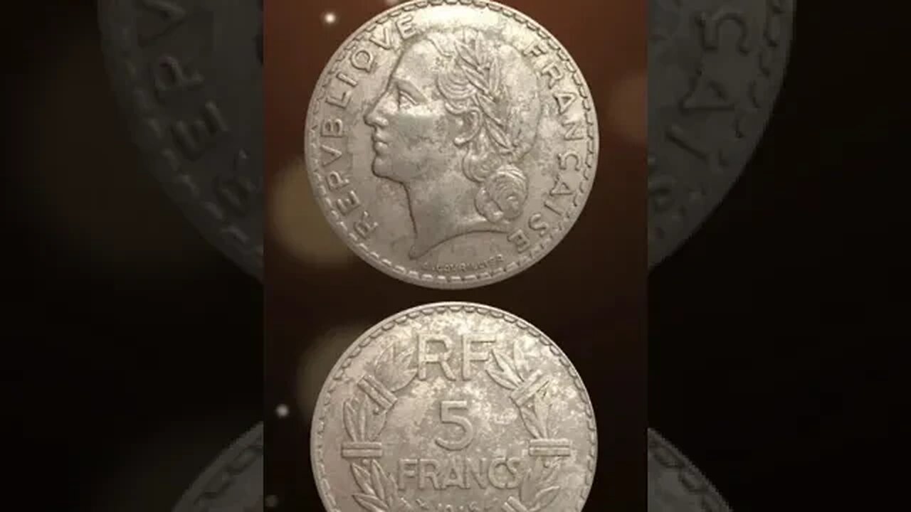 France 5 Francs 1945. #shorts #viral #coinnotesz