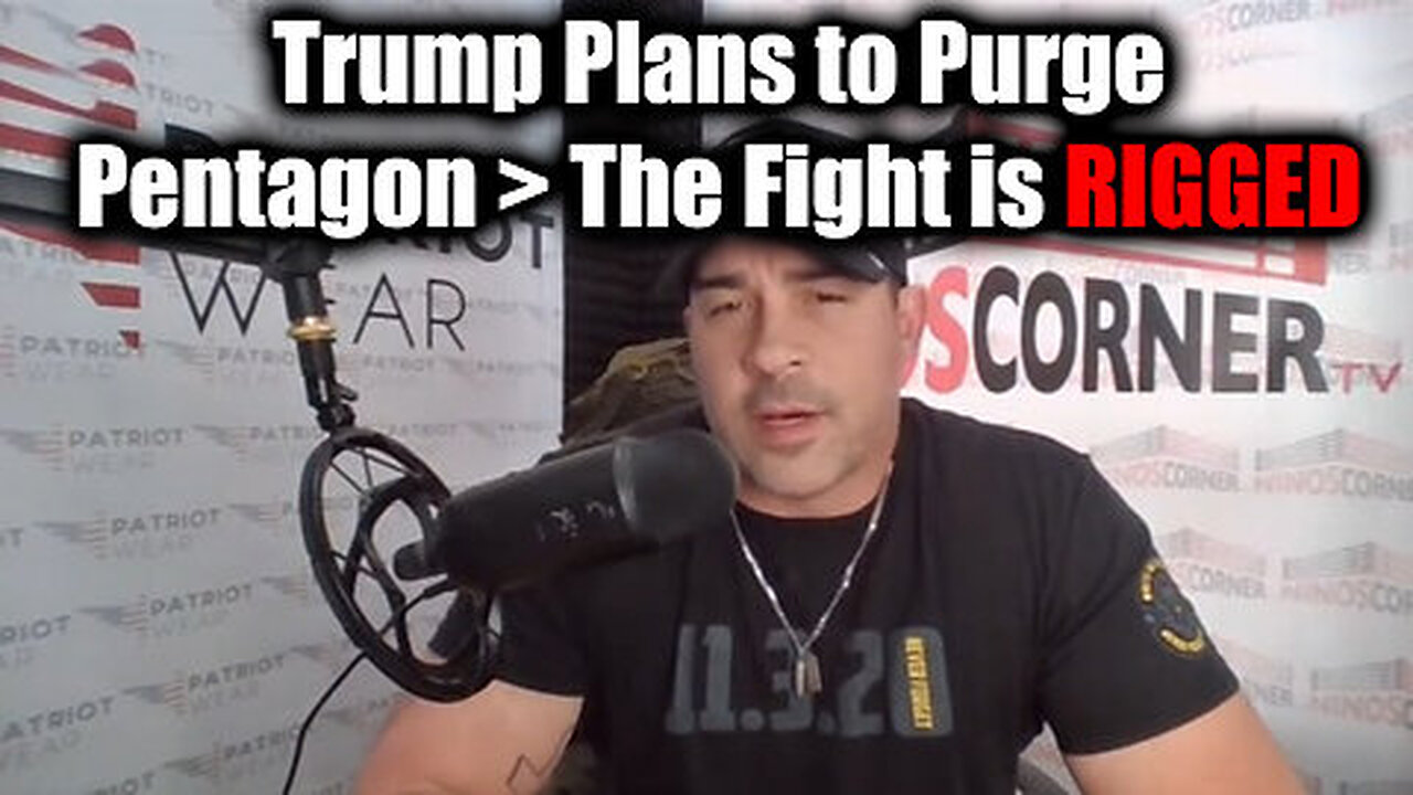 Trump Plans to Purge Pentagon - The Fight is RIGGED by Nino Rodriguez