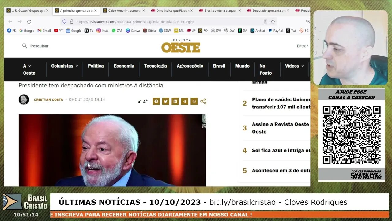 ÚLTIMAS NOTÍCIAS - 10 OUTUBRO 2023