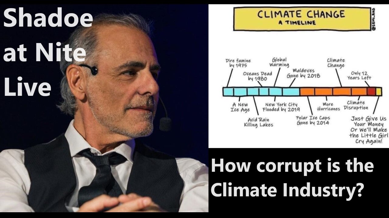 Shadoe at Nite Monday Nov. 27th/2023 The Climate Scam might be slowing down!