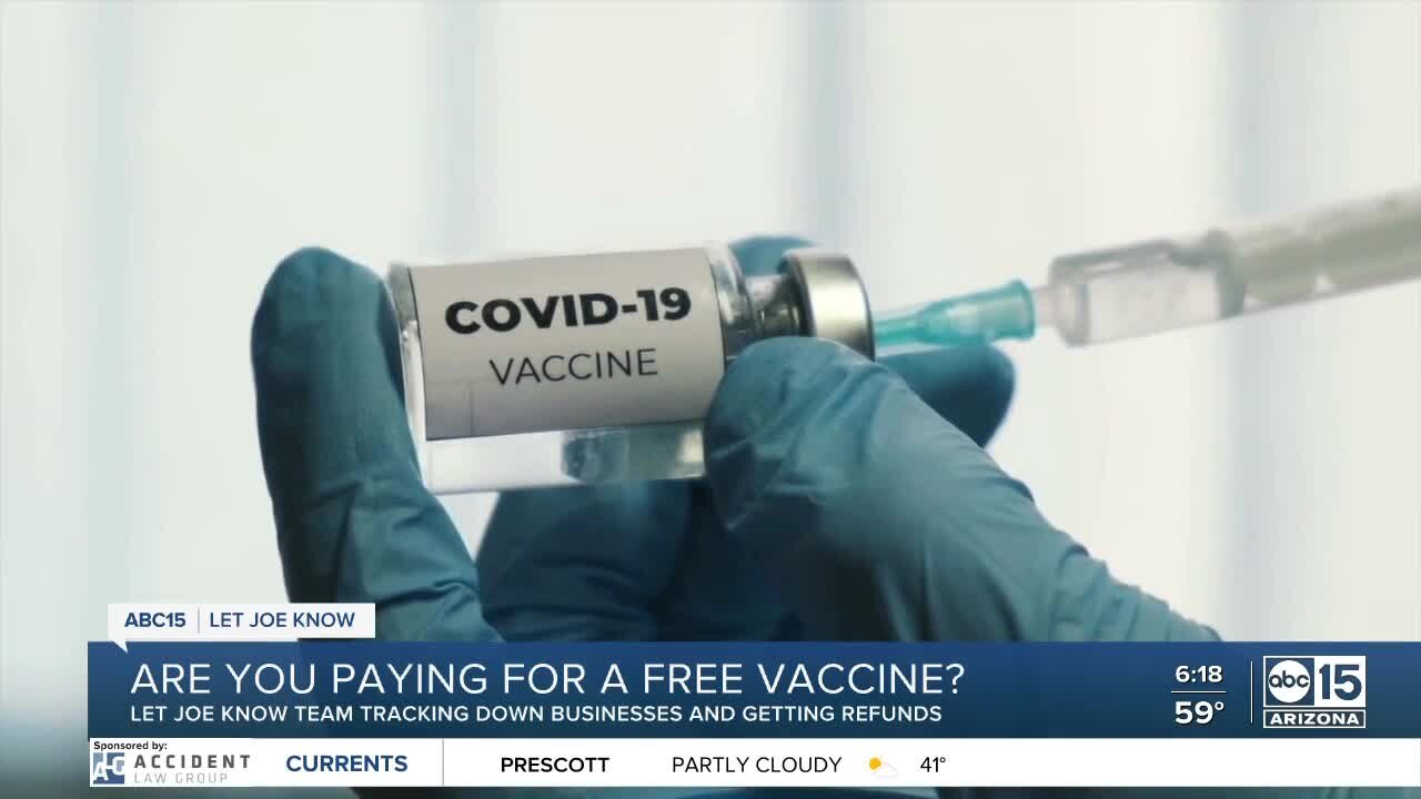 Why some people are being charged for a free COVID-19 vaccine shot