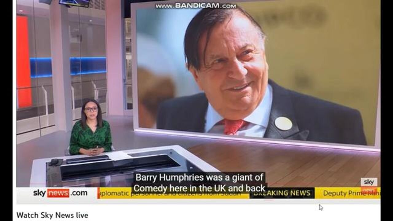 Barry Humphries - Dame Edna - Has Died - He Was Vaccinated