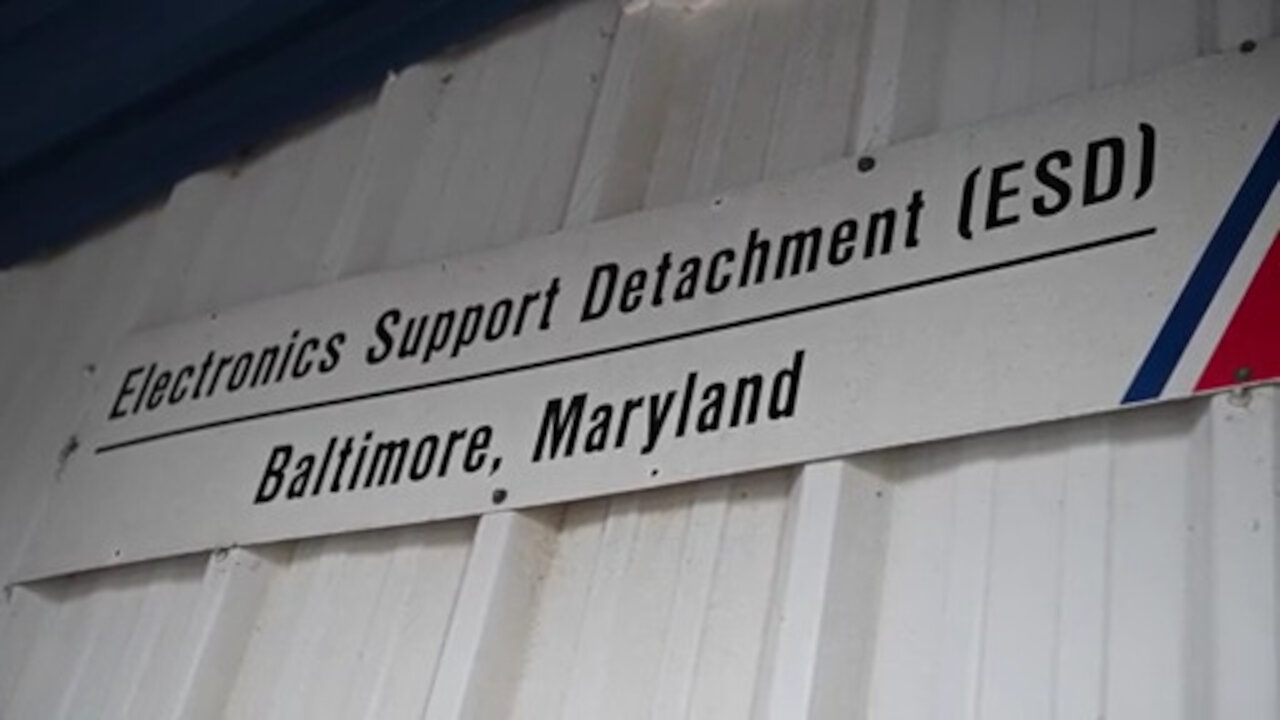 Coast Guardsman discusses operations at Electronics Support Division Baltimore