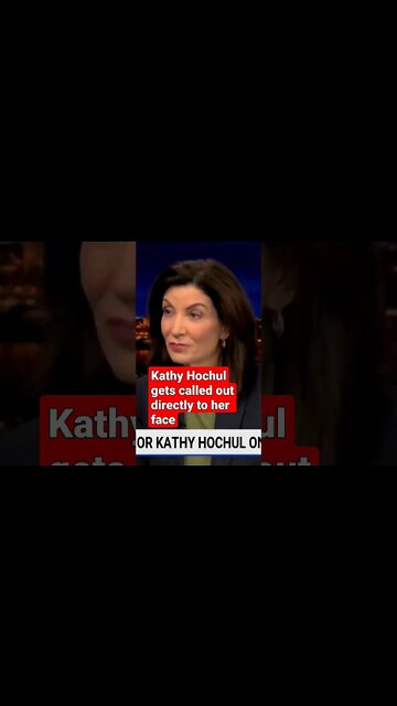 Kathy Hochul gets called out directly to her face