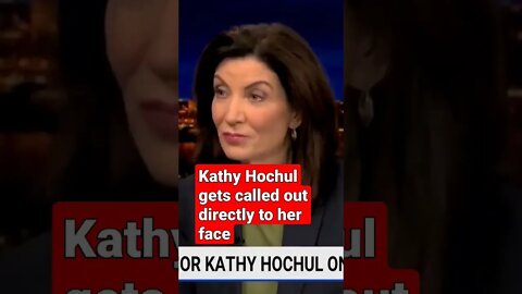 Kathy Hochul gets called out directly to her face