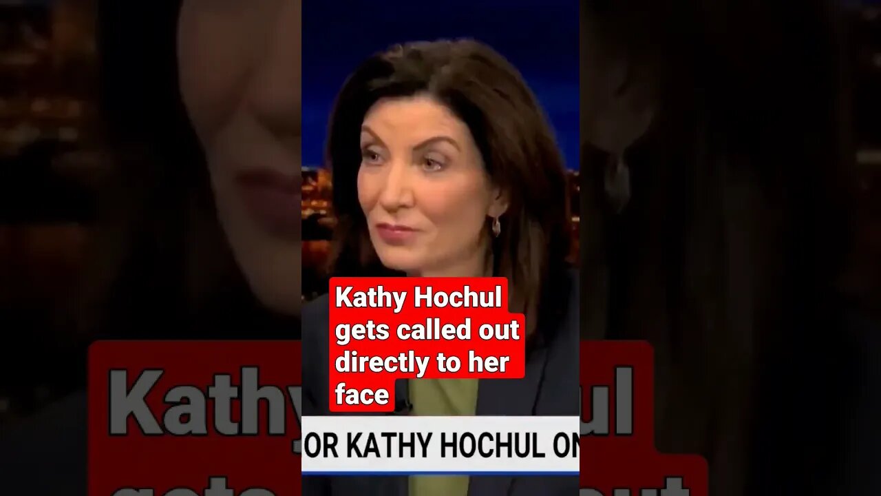 Kathy Hochul gets called out directly to her face