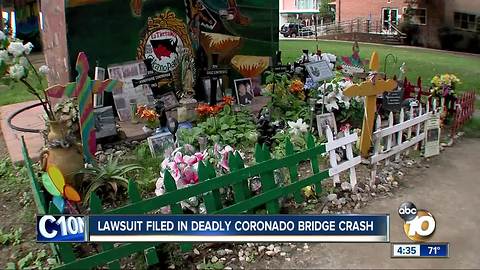 Lawsuit filed in deadly Coronado Bridge crash