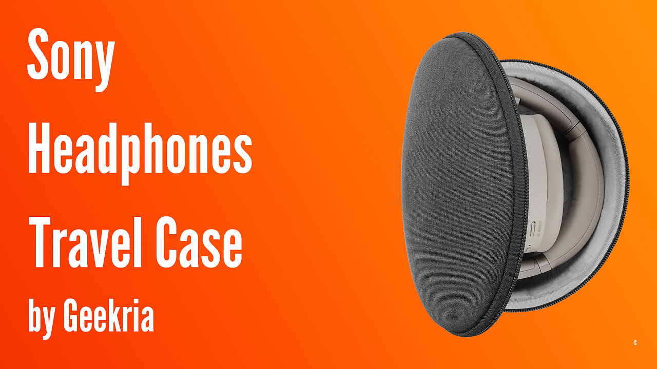 Sony Over-Ear Headphones Travel Case, Hard Shell Headset Carrying Case | Geekria