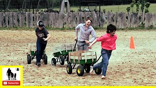 Kids' Wagon Races - The 1836 Chuckwagon Races 2022 - Saturday