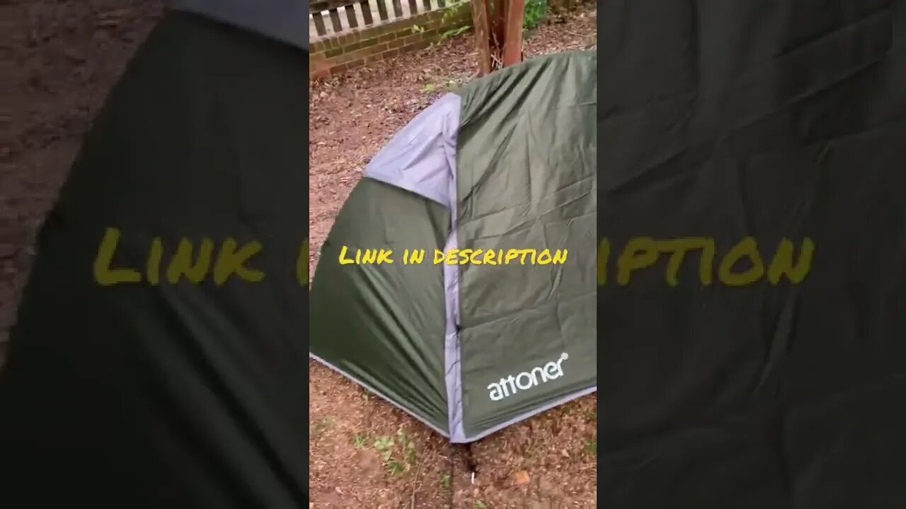 Attoner 1 person camping tent quick review