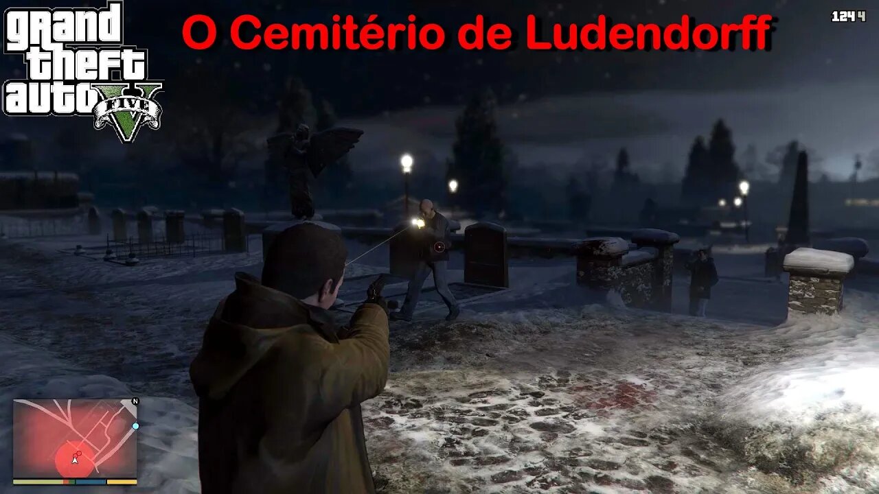 O Cemitério de Ludendorff - GTA 5 - na AMD Radeon RX 580 8GB GDDR5 256bits