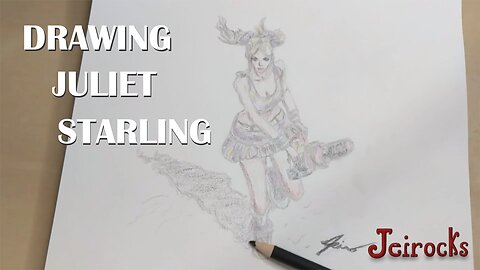 Drawing a Full-Body Figure of Juliet Starling (Lollipop Chainsaw Character)