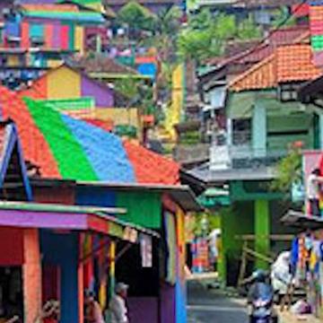 Indonesia's Beautiful Rainbow Village