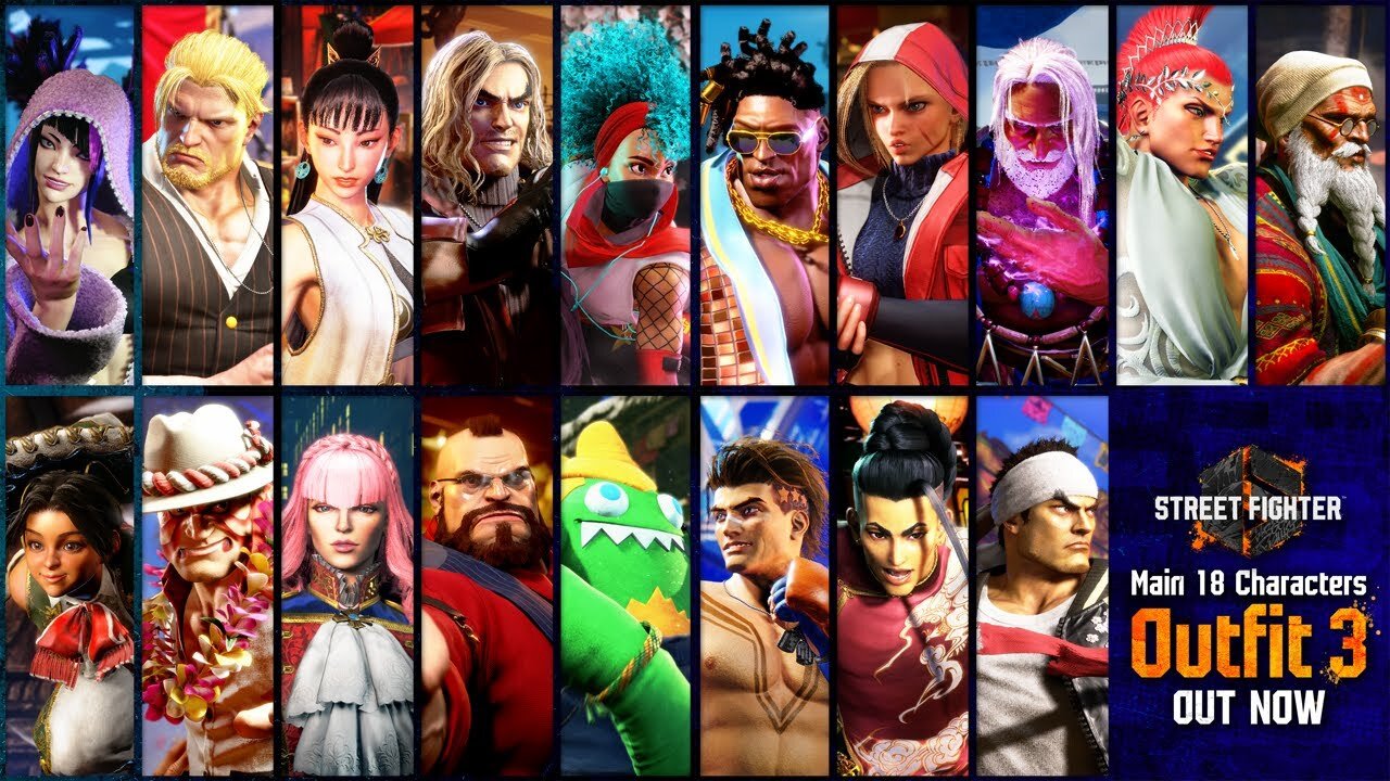 Street Fighter 6 | Rashid, A.K.I., Ed, Akuma Outfit 3 Showcase Trailer