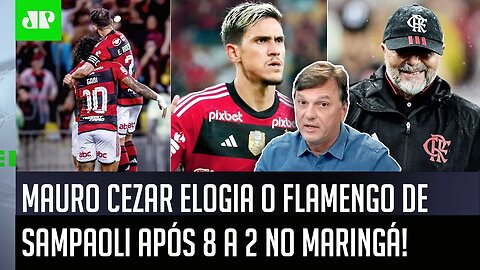 "O FLAMENGO AMASSOU! E o que EU MAIS GOSTEI foi que o Sampaoli..." Mauro Cezar ELOGIA 8 a 2!