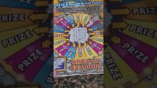 Cash Wheel Winning Scratch Off Ticket! #shorts #lottery