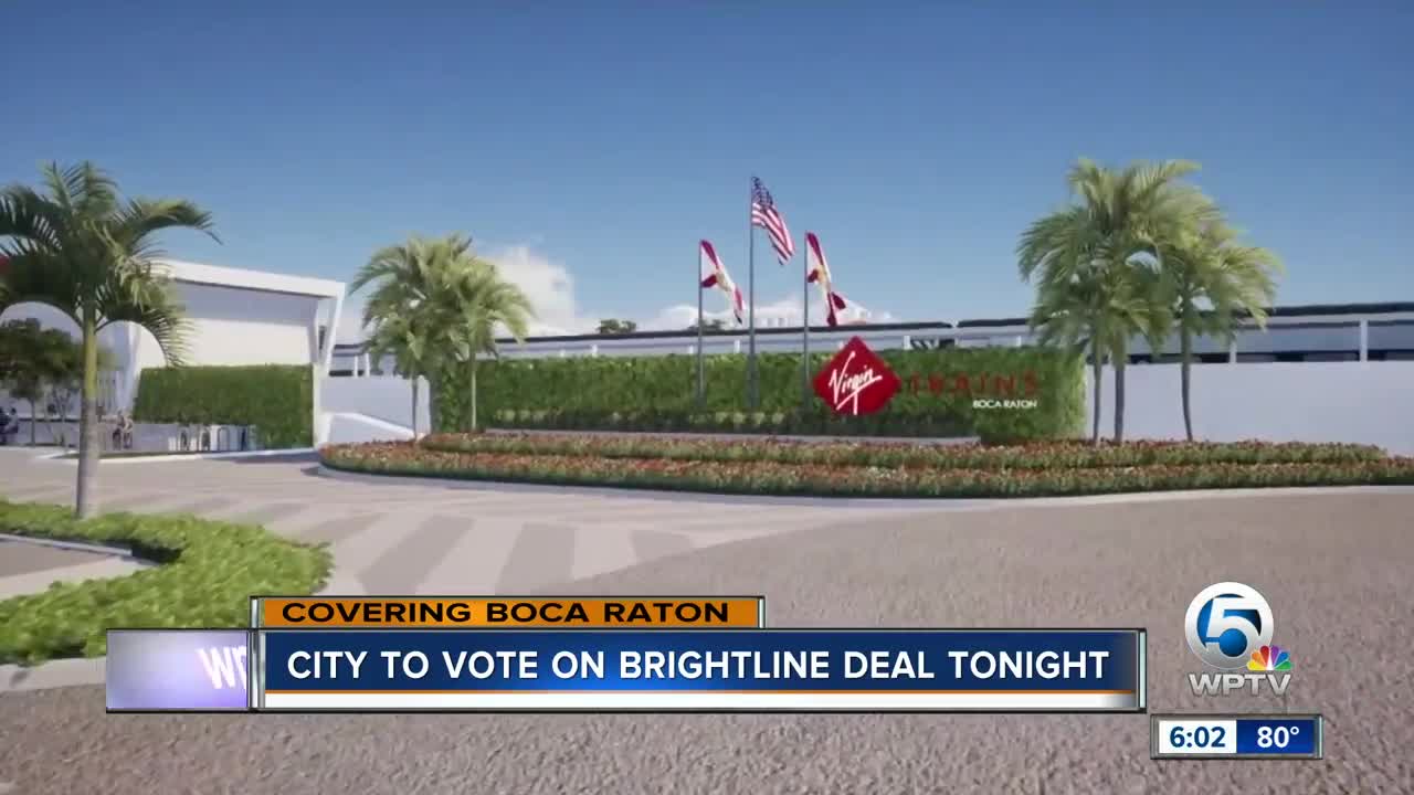 City to vote on Brightline deal