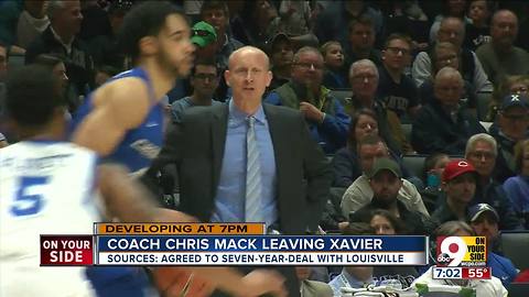 Coach Chris Mack leaving Xavier