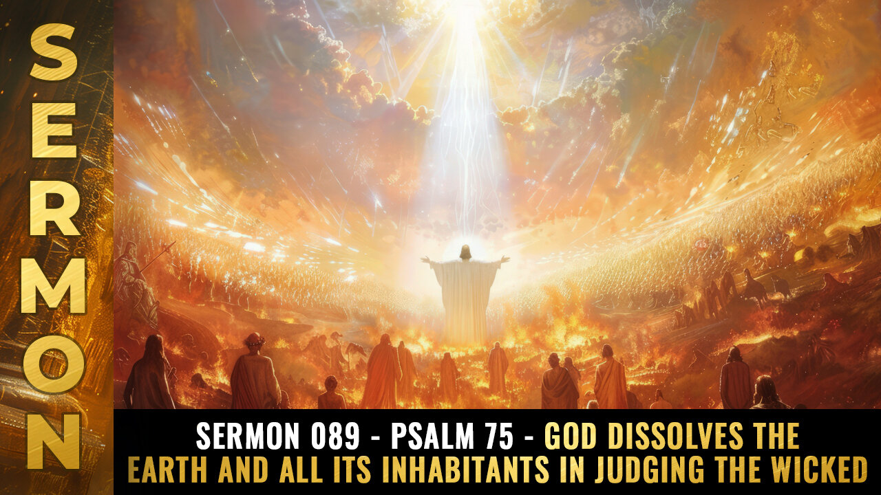 Sermon #089 - Psalm 75 - God DISSOLVES the earth...