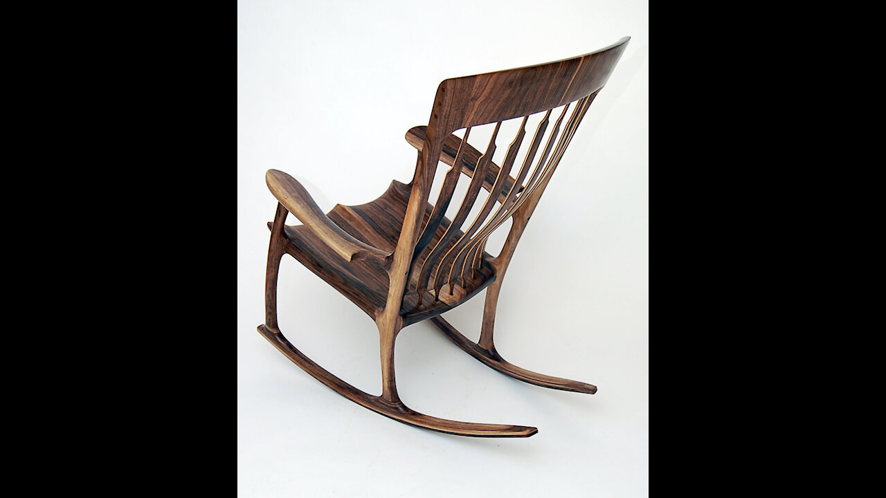 Finished rocking chair by Hal Taylor