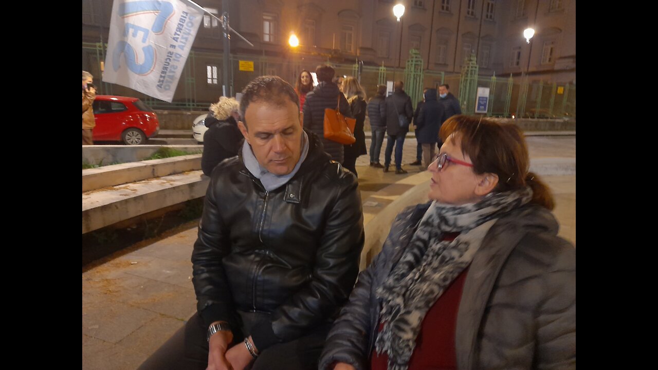 Tribunale di Napoli Nord - Delegazione 3V a sostegno del Sindacato LES Libertà e Sicurezza Polizia di Stato