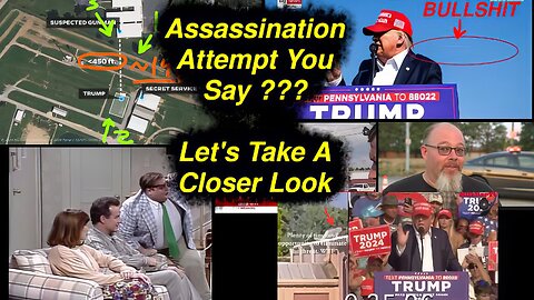 The Donald Trump assassination attempt staged event hundreds of crisis actors in under 35 minutes