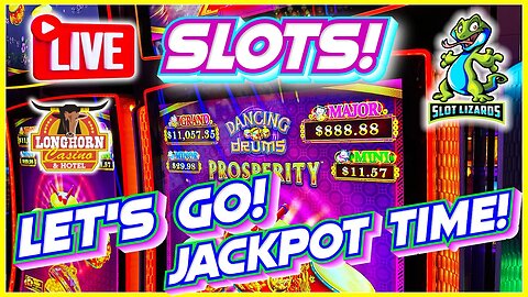 🔴 LIVE SLOTS! LET'S GO! IT IS JACKPOT TIME! J'S LOW ROLLIN' Episode 51! Longhorn Casino