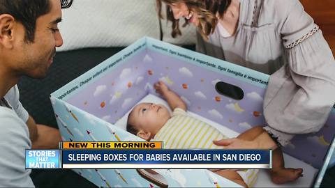 Sleeping boxes for babies available in San Diego