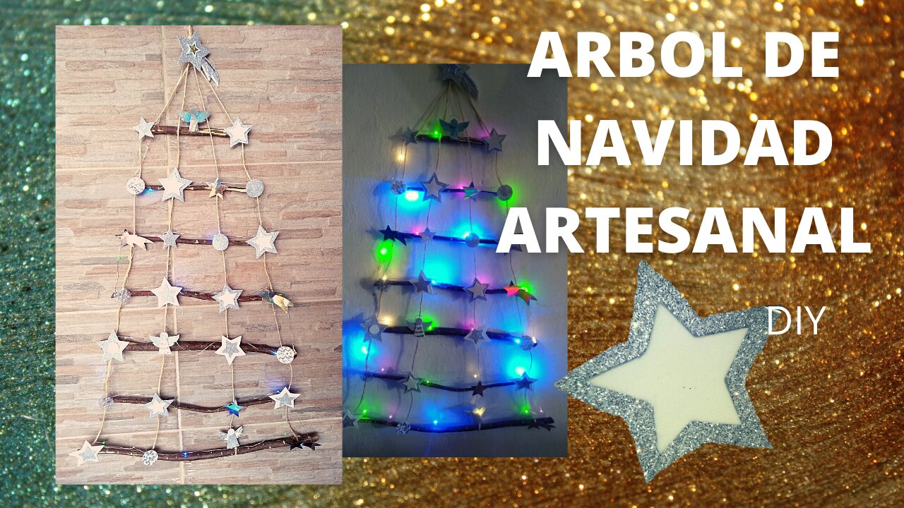 ARBOL de NAVIDAD ARTESANAL🎄✨| DECORACIÓN DIY