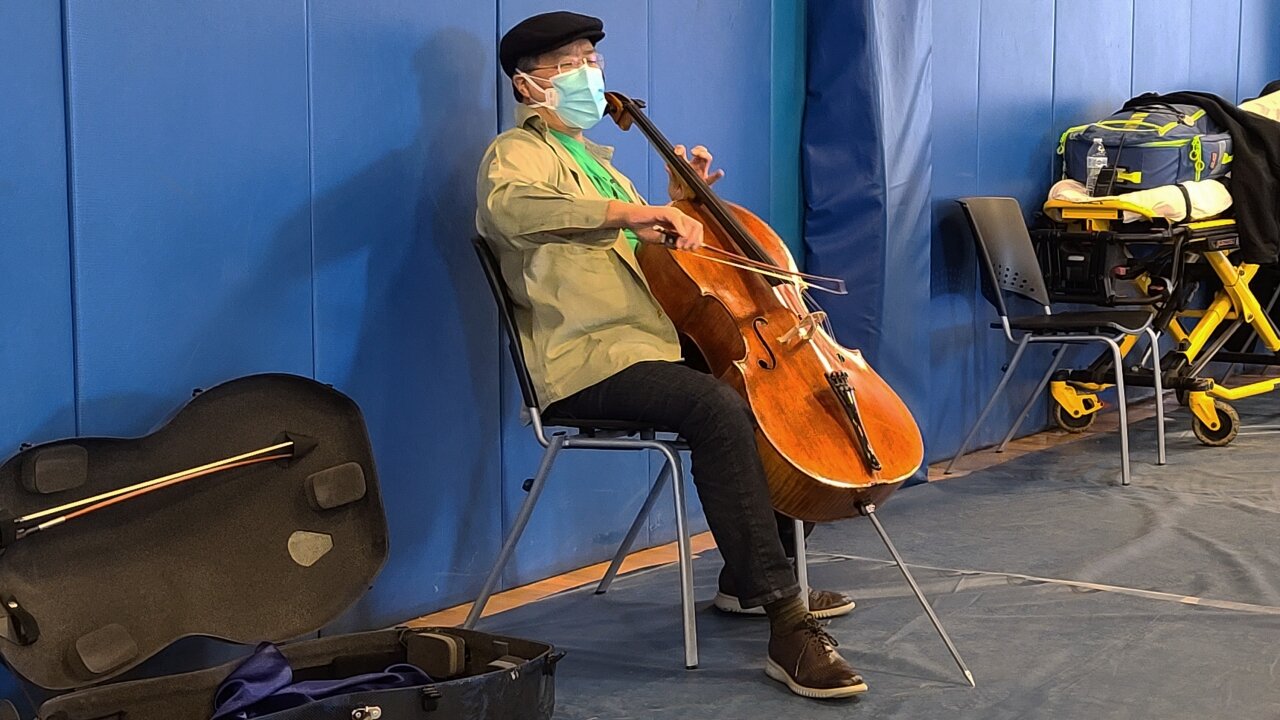 Yo-Yo Ma Celebrates Second COVID Vaccine With Performance